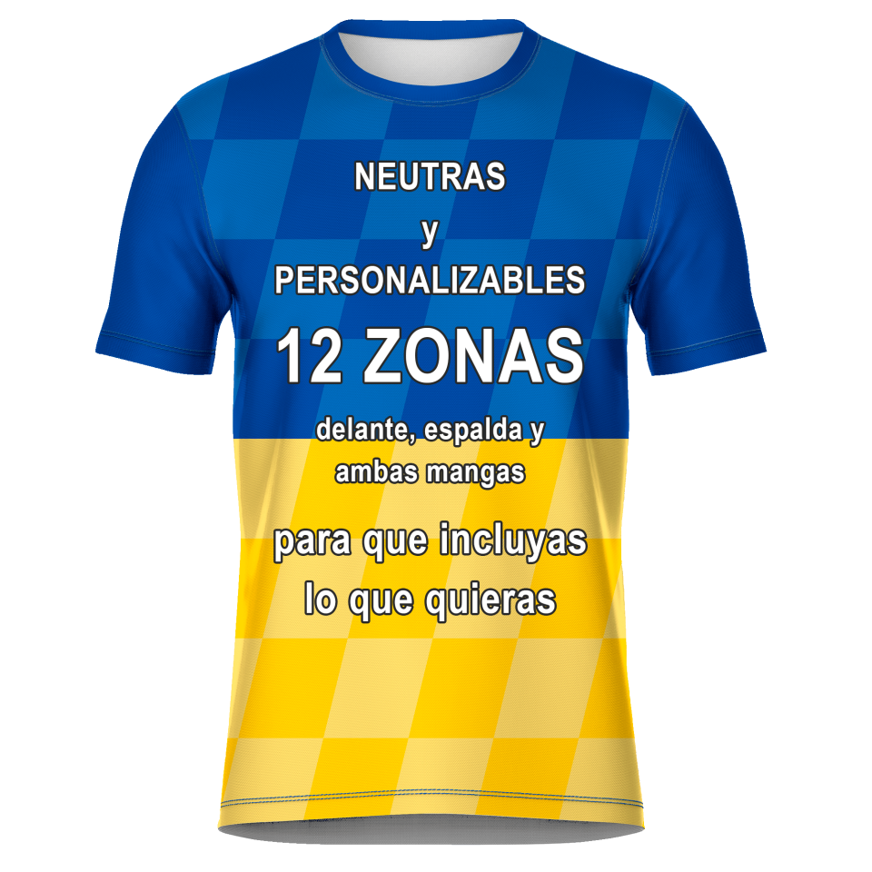 Camiseta fútbol sublimada modelo Racing personalizada