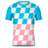Camiseta fútbol sublimada modelo Racing personalizada