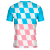 Camiseta fútbol sublimada modelo Racing personalizada