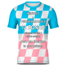 Camiseta fútbol sublimada modelo Racing personalizada