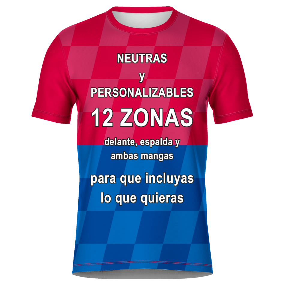 Camiseta fútbol sublimada modelo Racing personalizada