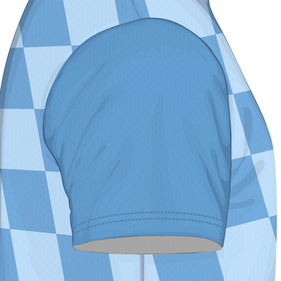 Camiseta fútbol sublimada modelo Racing personalizada