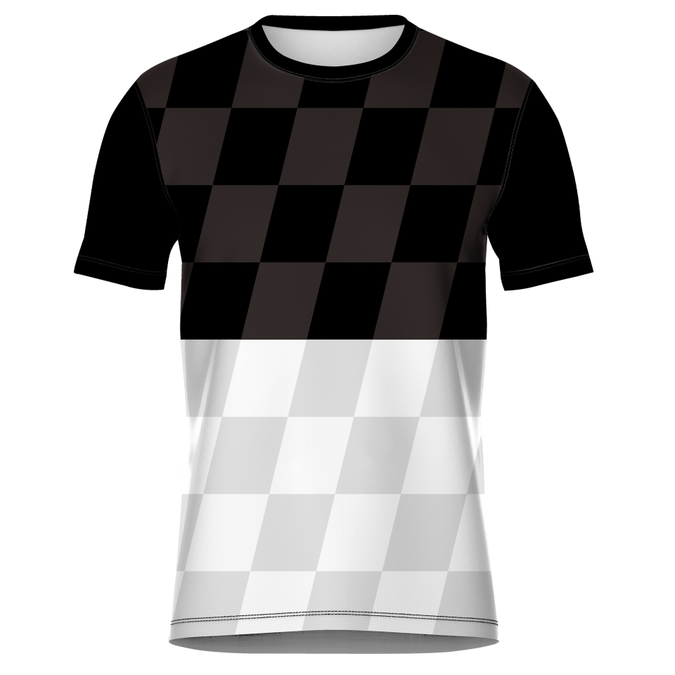 Camiseta fútbol sublimada modelo Racing personalizada