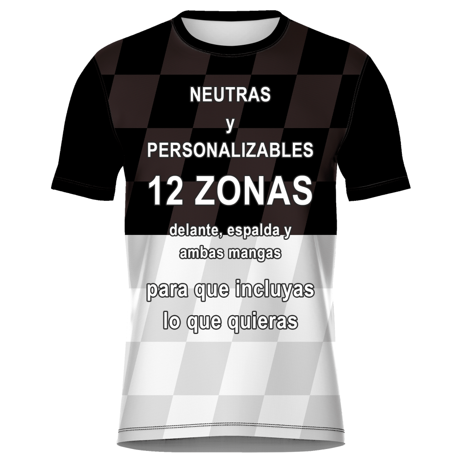 Camiseta fútbol sublimada modelo Racing personalizada