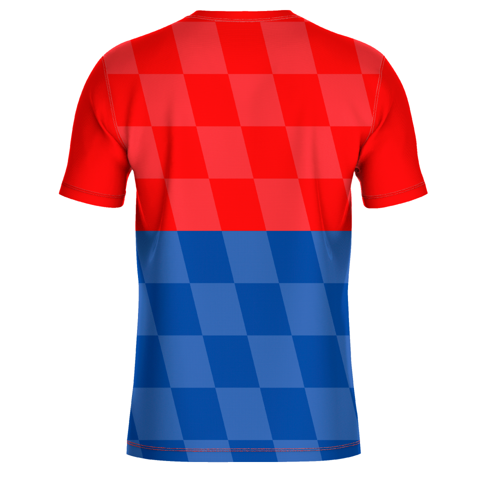 Camiseta fútbol sublimada modelo Racing personalizada