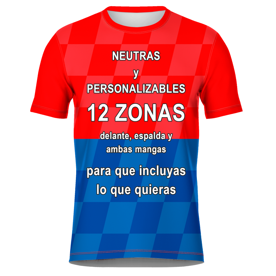 Camiseta fútbol sublimada modelo Racing personalizada