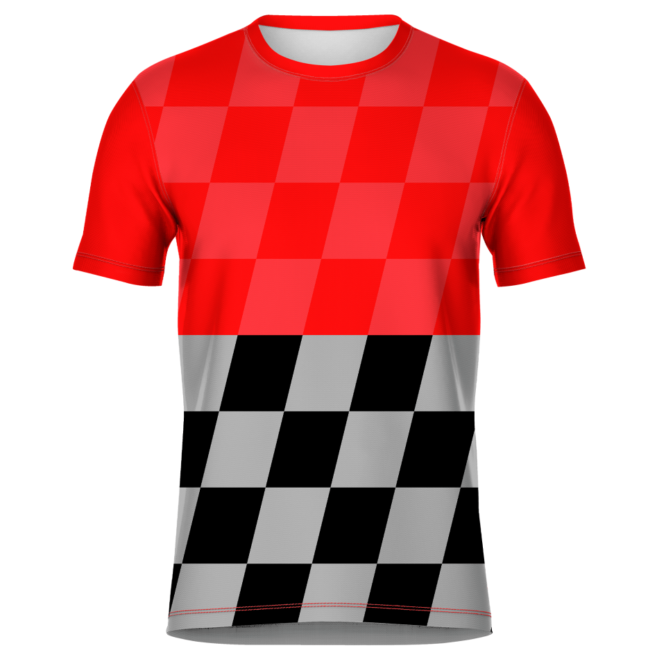 Camiseta fútbol sublimada modelo Racing personalizada