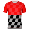 Camiseta fútbol sublimada modelo Racing personalizada