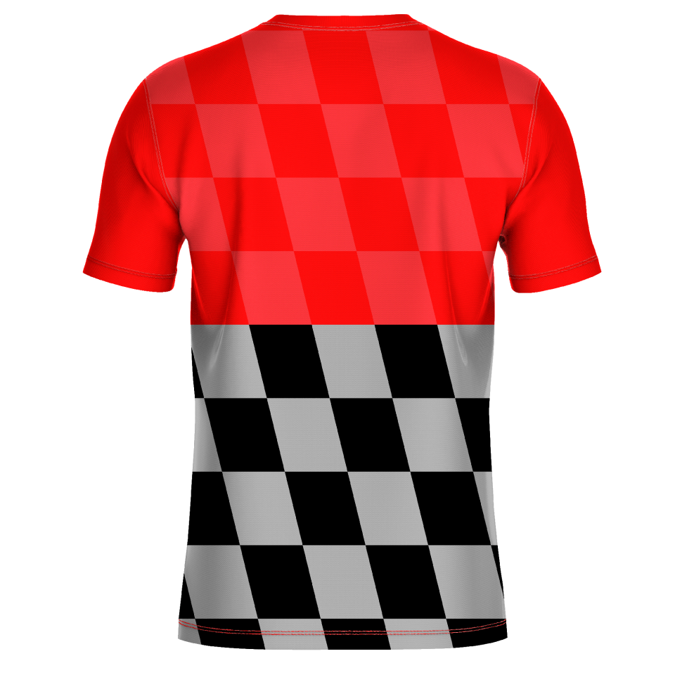Camiseta fútbol sublimada modelo Racing personalizada