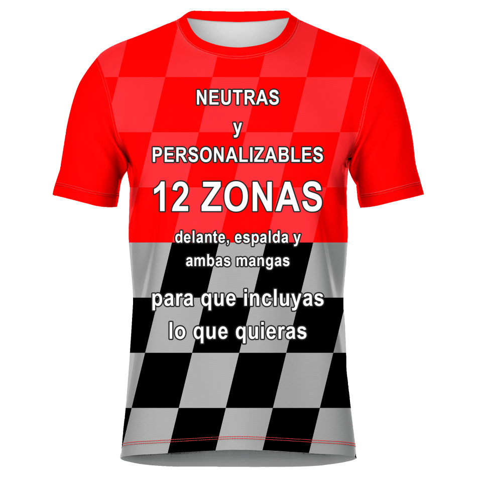 Camiseta fútbol sublimada modelo Racing personalizada