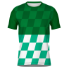 Camiseta fútbol sublimada modelo Racing personalizada