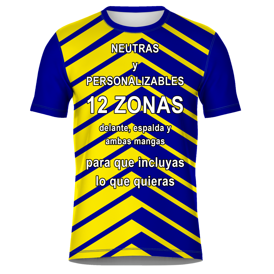 Camiseta fútbol sublimada modelo Picos personalizada