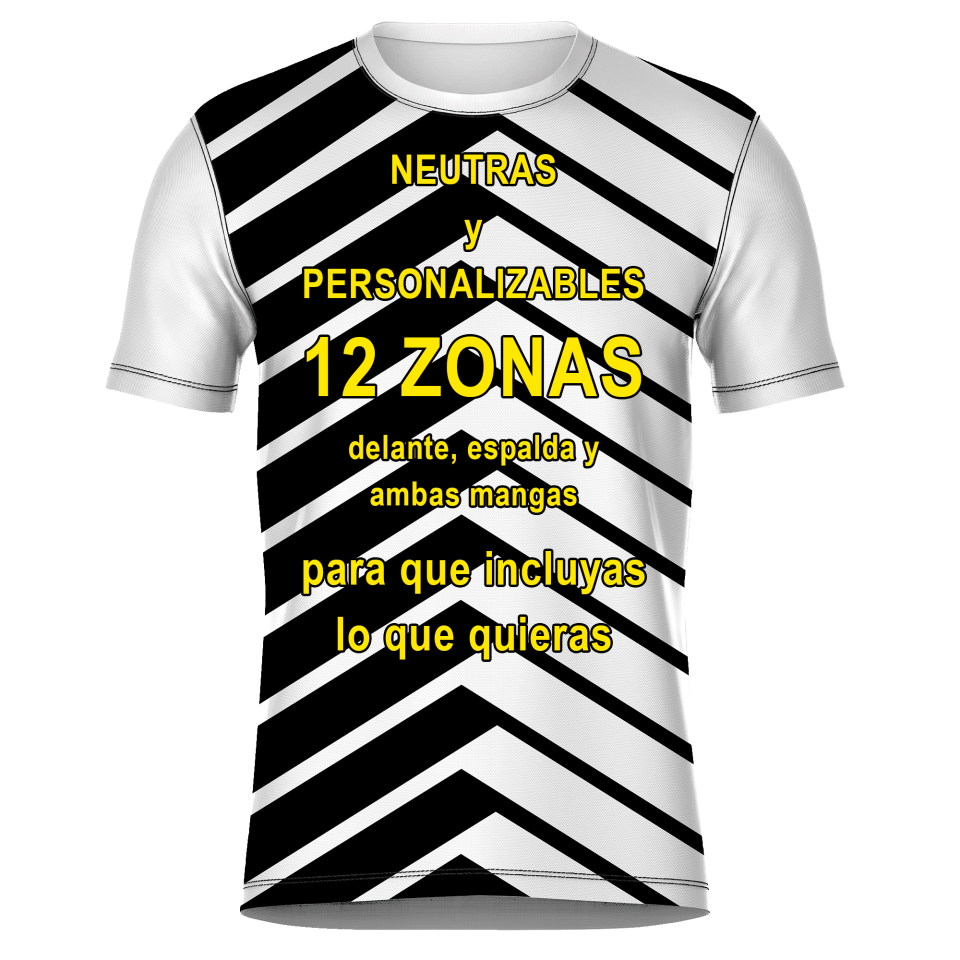 Camiseta fútbol sublimada modelo Picos personalizada