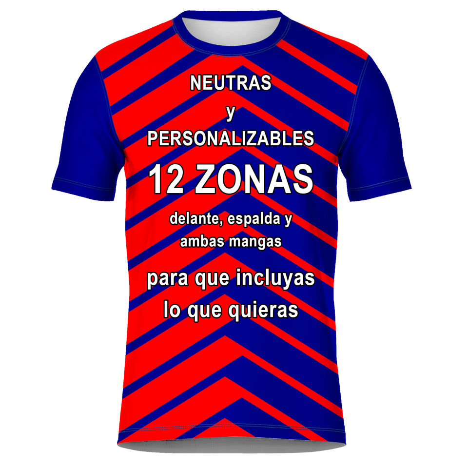 Camiseta fútbol sublimada modelo Picos personalizada