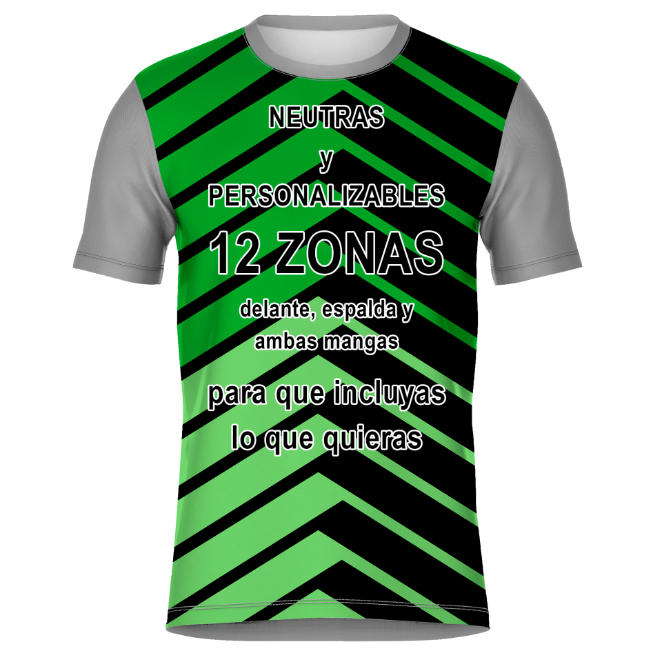 Camiseta fútbol sublimada modelo Picos personalizada