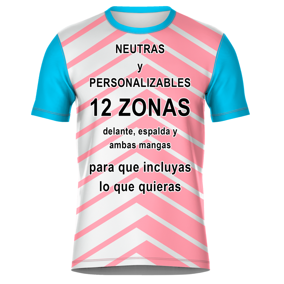 Camiseta fútbol sublimada modelo Picos personalizada
