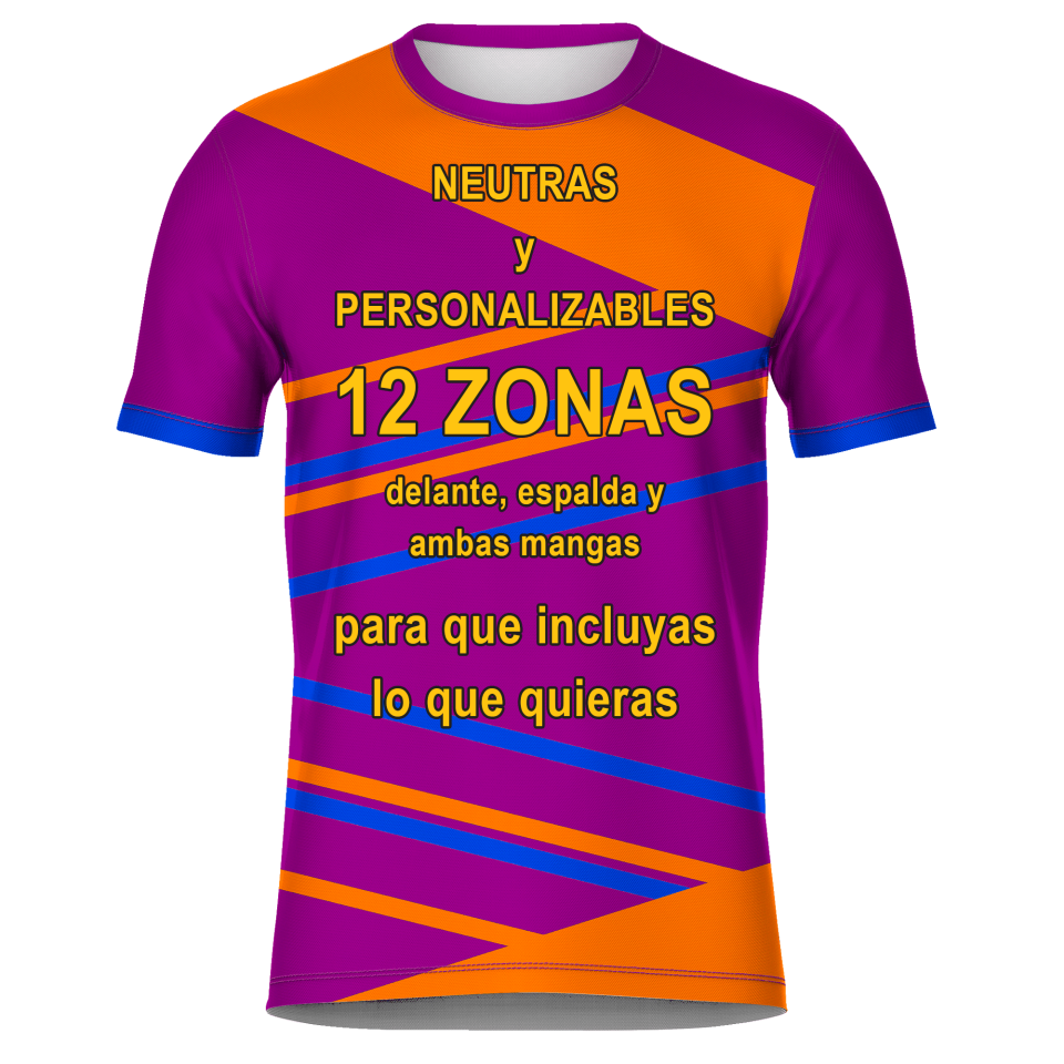 Camiseta fútbol sublimada Camino personalizada