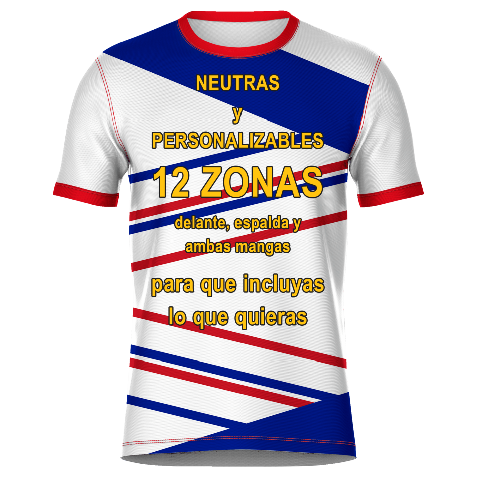 Camiseta fútbol sublimada Camino personalizada