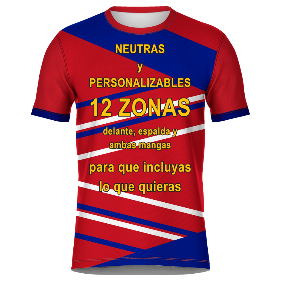 Camiseta fútbol sublimada Camino personalizada