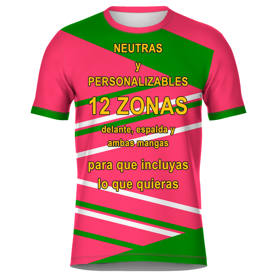 Camiseta fútbol sublimada Camino personalizada