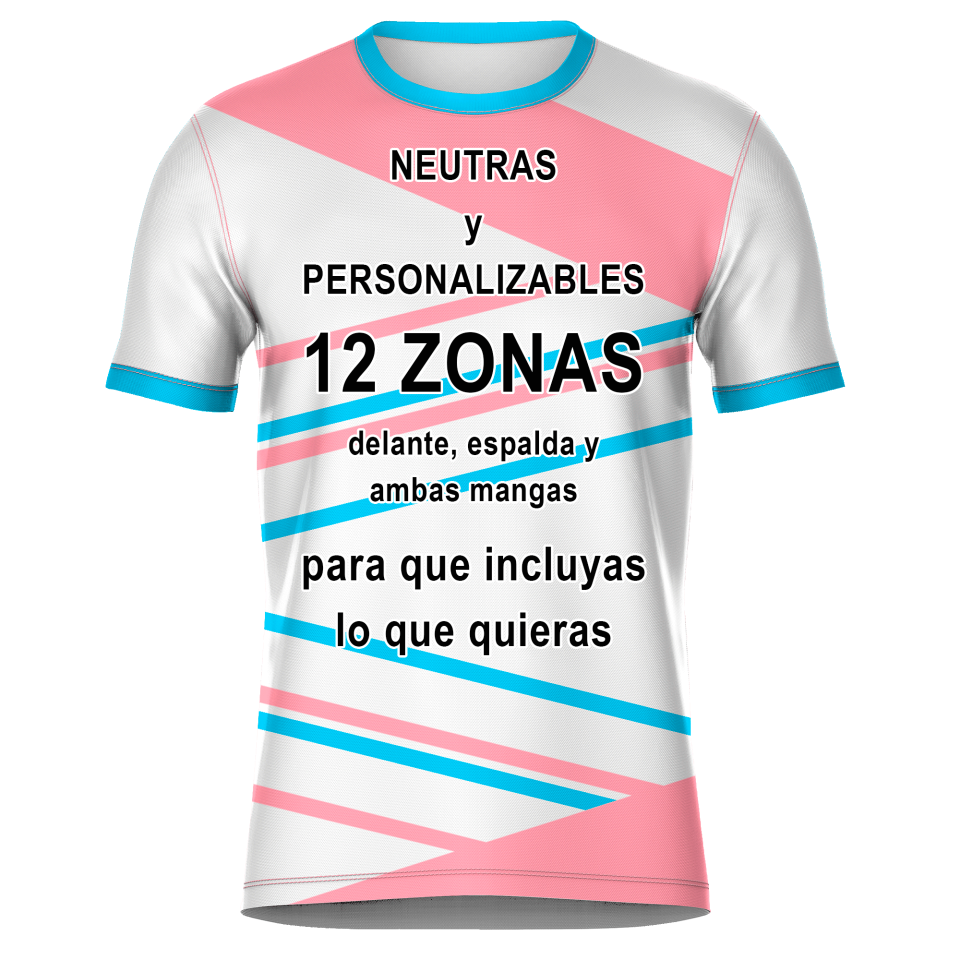 Camiseta fútbol sublimada Camino personalizada