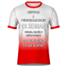 Camiseta fútbol sublimada modelo Ucrania personalizada