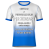 Camiseta fútbol sublimada modelo Ucrania personalizada