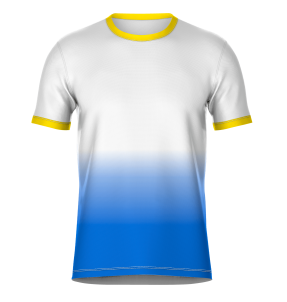Camiseta fútbol sublimada modelo Ucrania personalizada