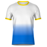 Camiseta fútbol sublimada modelo Ucrania personalizada