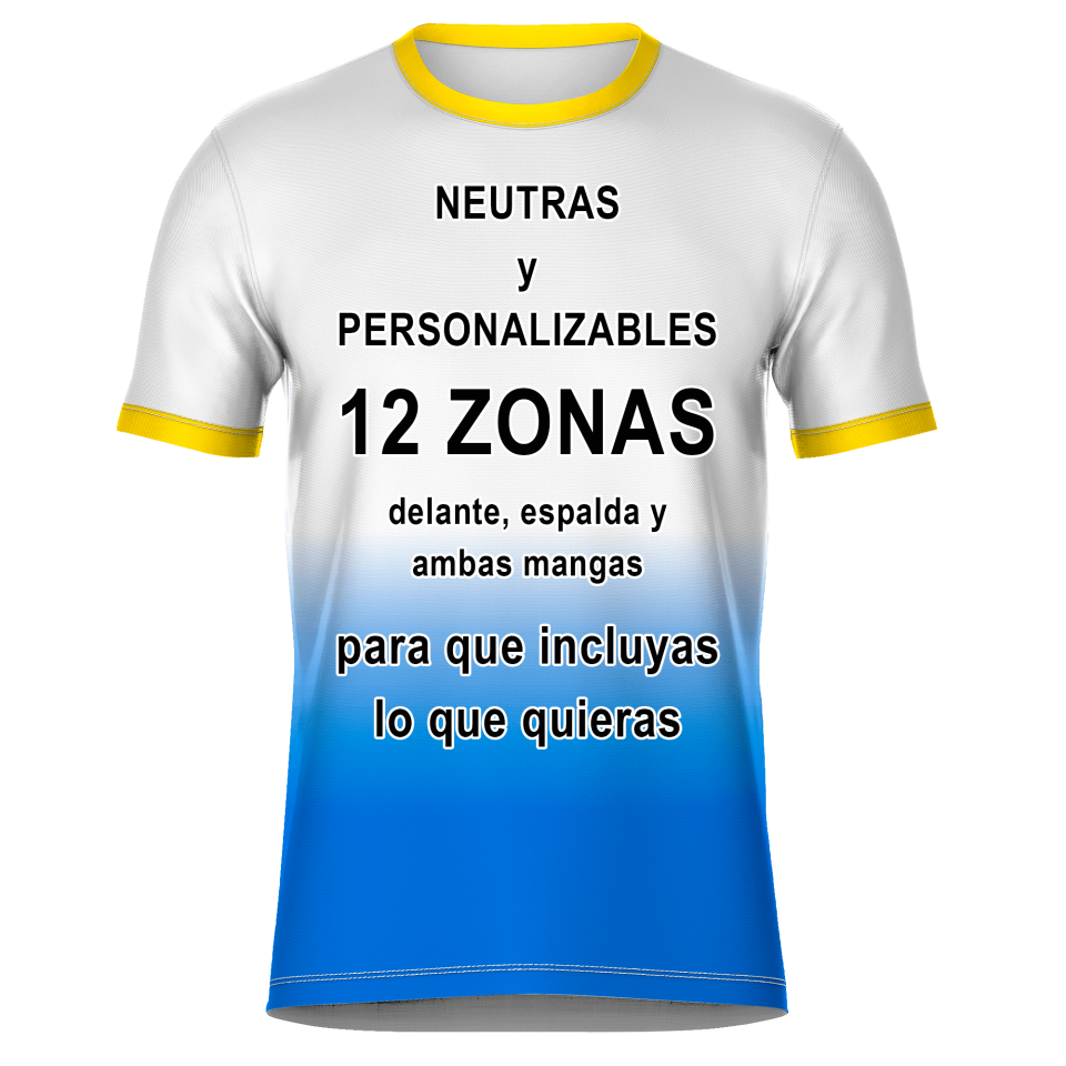 Camiseta fútbol sublimada modelo Ucrania personalizada