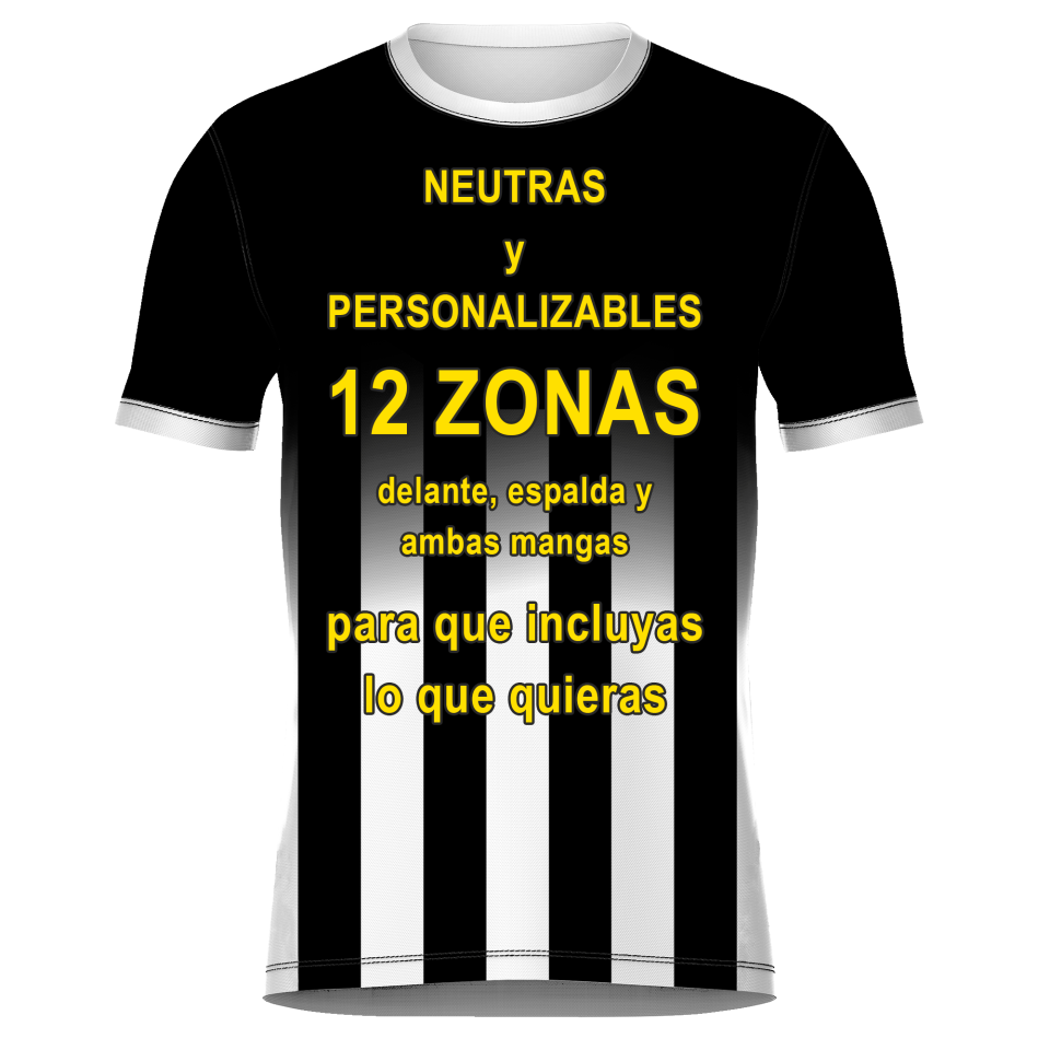 Camiseta de Equipación Fútbol con Cuello Redondo Personalizable