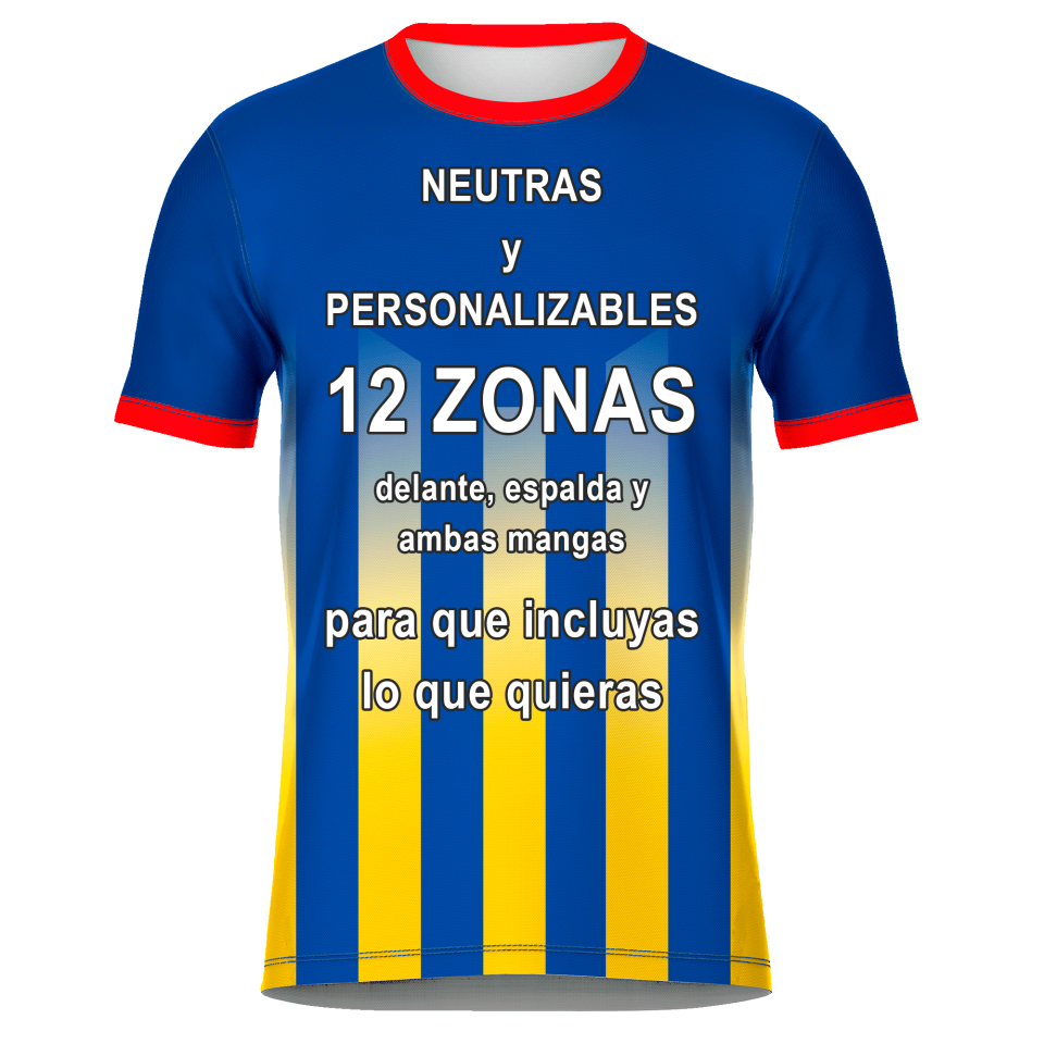 Camiseta de Equipación Fútbol con Cuello Redondo Personalizable