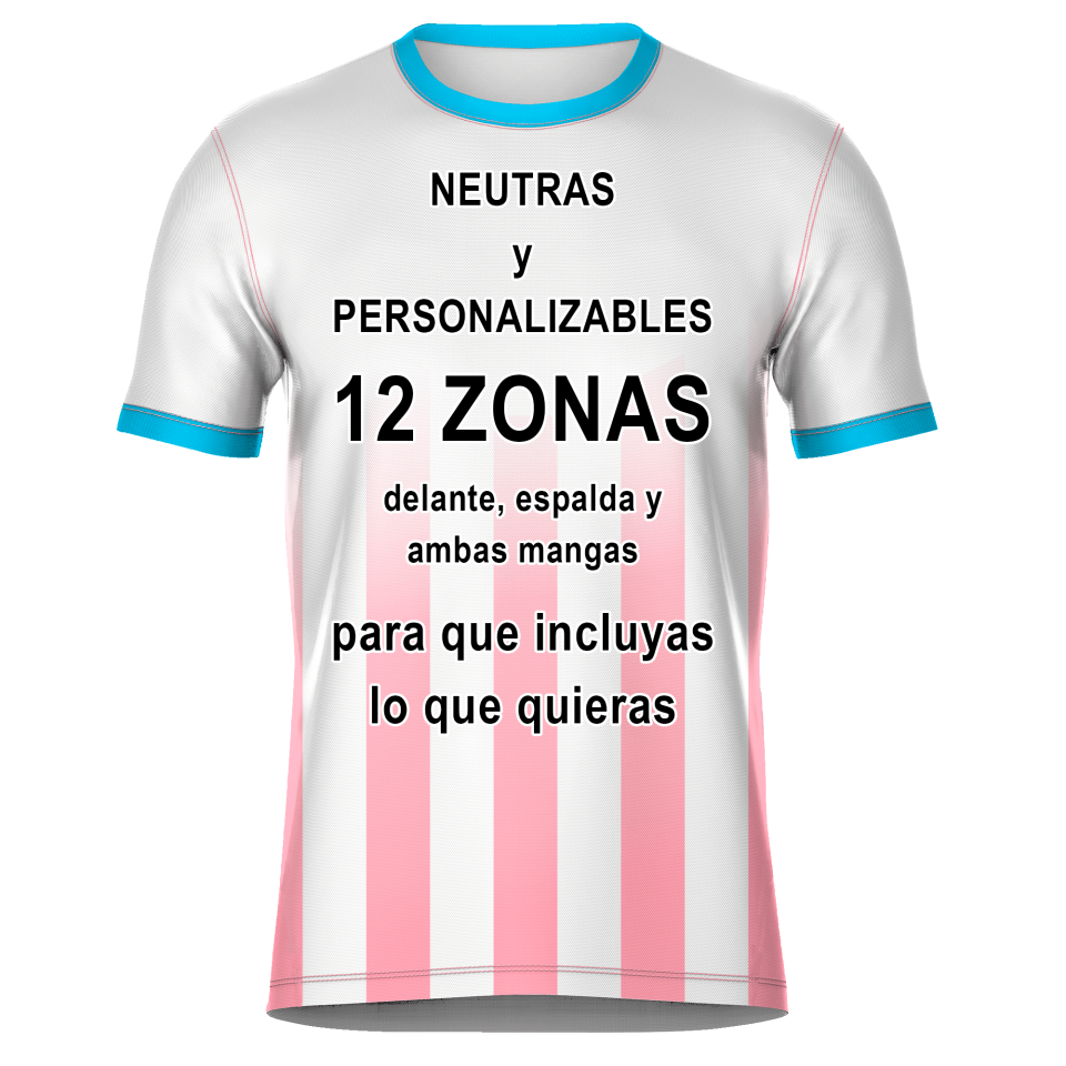 Camiseta de Equipación Fútbol con Cuello Redondo Personalizable