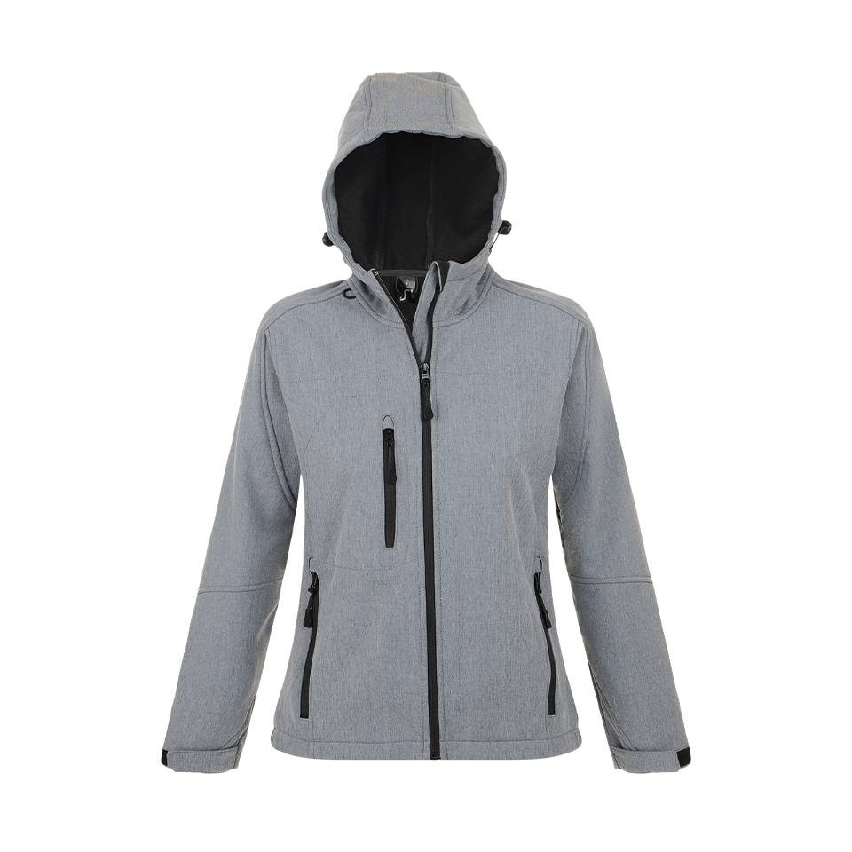 Chaqueta  Sol's Replay Softshell Multibolsillos con Capucha para Mujer