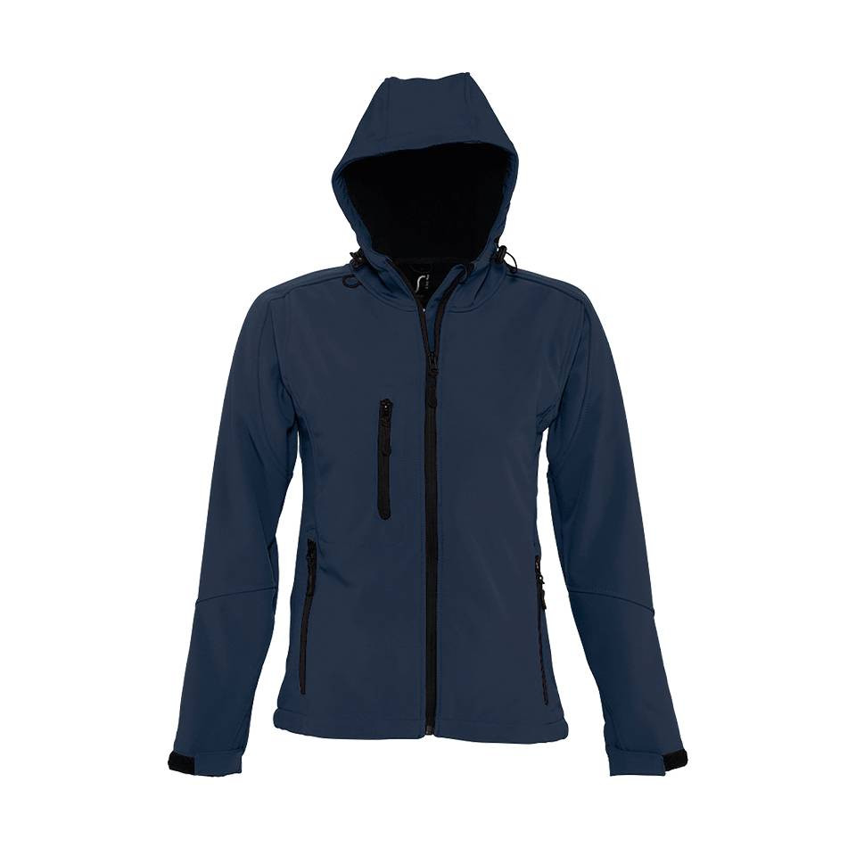 Chaqueta  Sol's Replay Softshell Multibolsillos con Capucha para Mujer