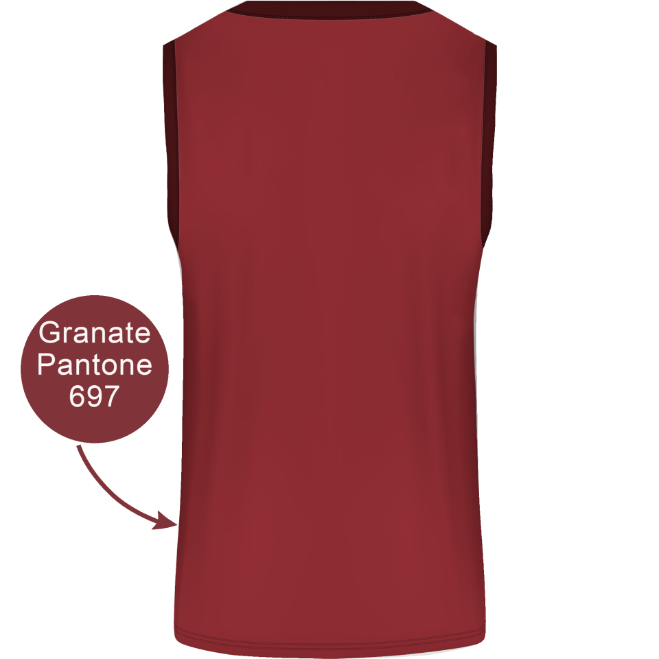 Camiseta baloncesto sublimada colores planos personalizada