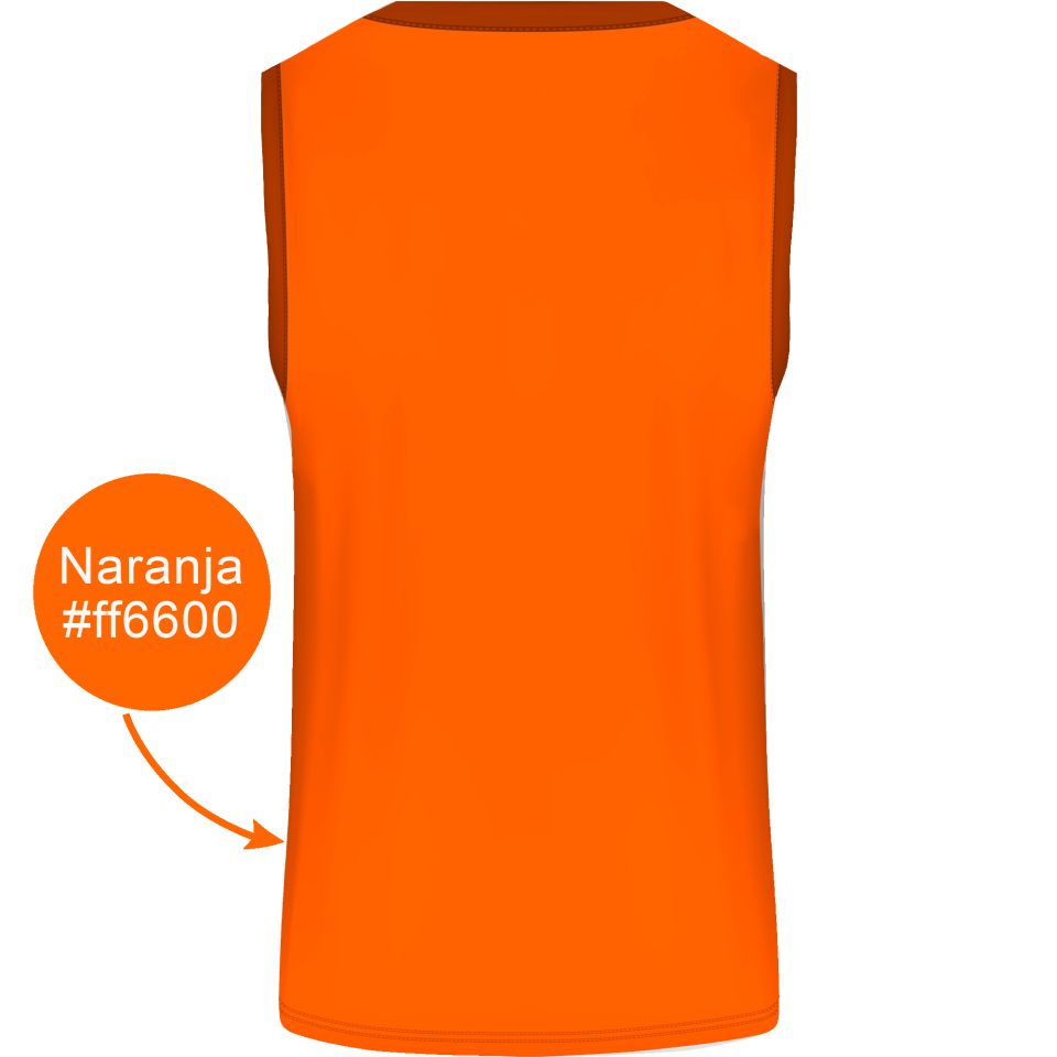 Camiseta baloncesto sublimada colores planos personalizada