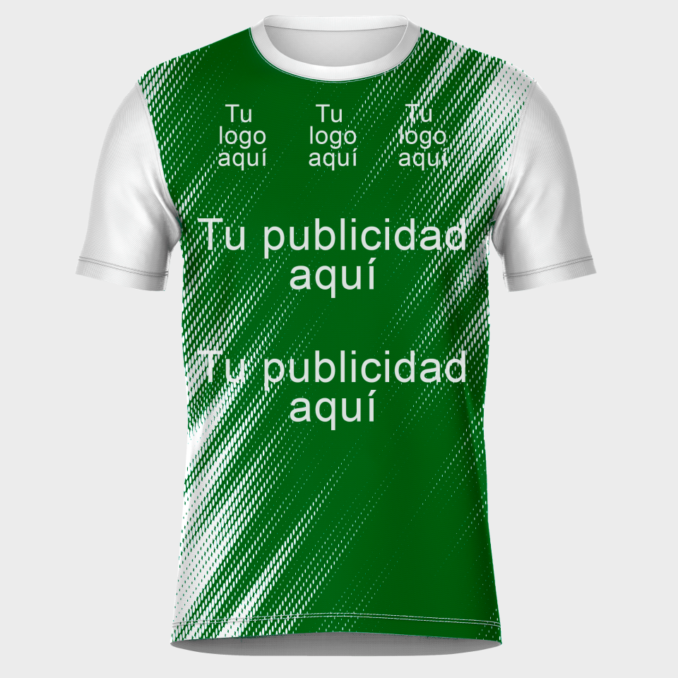 Camiseta fútbol sublimada modelo Zig Zag personalizada