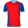 Camiseta fútbol sublimada modelo Zig Zag personalizada