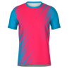 Camiseta fútbol sublimada modelo Zig Zag personalizada