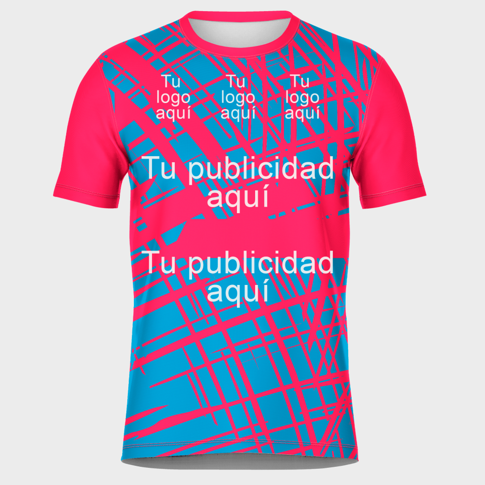 Camiseta fútbol sublimada modelo Pinceladas personalizada