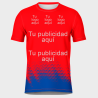 Camiseta fútbol sublimada modelo Bits Fire personalizada