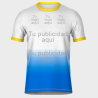 Camiseta fútbol sublimada modelo Ucrania personalizada