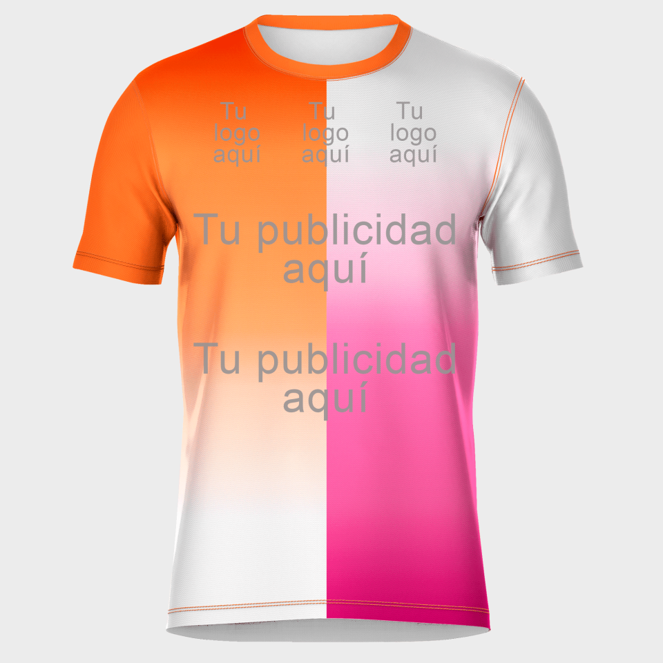 Camiseta PERSONALIZADA Naranja Hombre 【 Envíos 24h 】