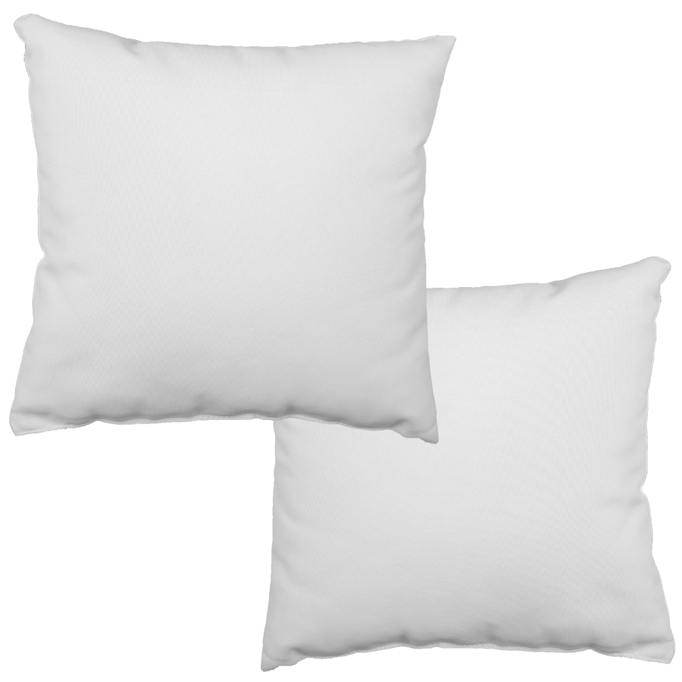 Cojín cuadrado 30x30cm personalizado delante y cara trasera blanca