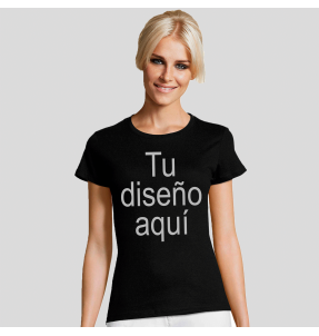 Camiseta mujer la más barata personalizada urgente