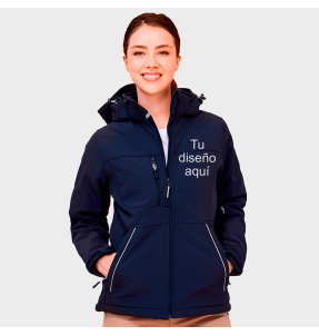Chaqueta Softshell con Capucha para Mujer