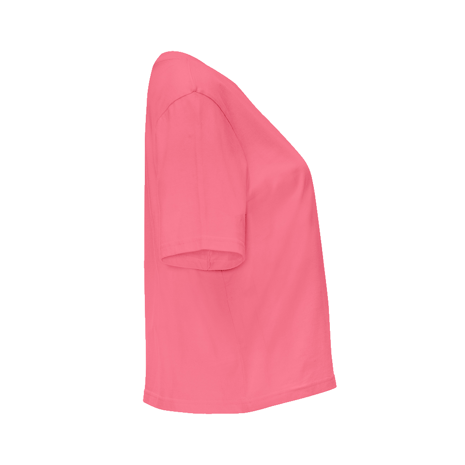 Camiseta con talle Corto y Holgado para Mujer