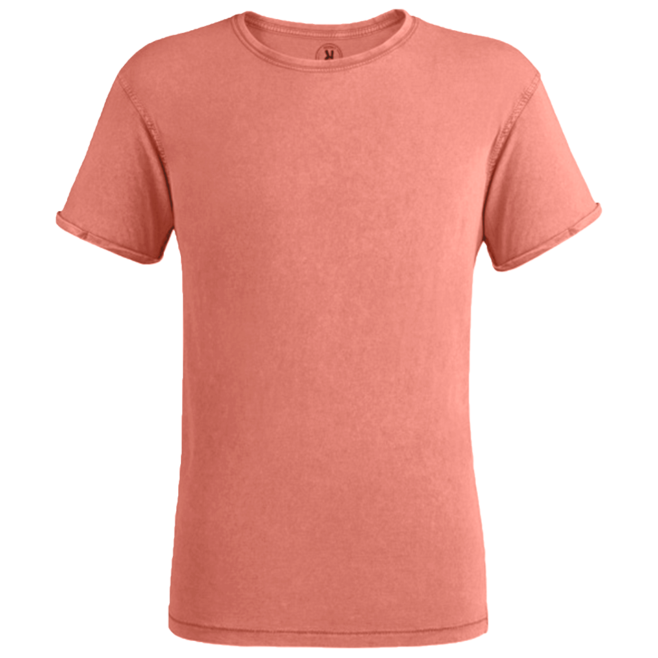 Camiseta Efecto Jeans con Manga Corta para Hombre