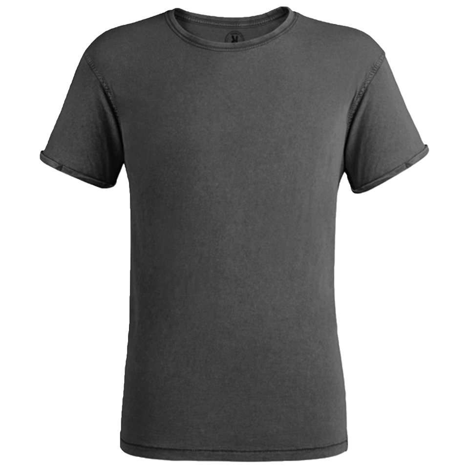 Camiseta Efecto Jeans con Manga Corta para Hombre